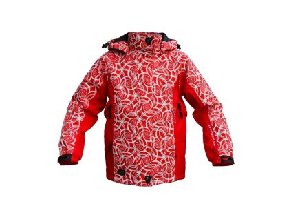 Detska lyziarska bunda RVC Snakik cervena