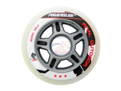 Koliesko Powerslide 80 mm 85A hokej - sada 8 ks
