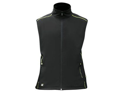 Vesta RVC Softshell Lite pánska čierno-zelená  Pánska softshellová vesta
