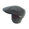 Pánska baretka CAPO Uomo Flat Cap - anthracite