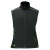 Vesta RVC Softshell Lite pánska čierno-zelená  Pánska softshellová vesta