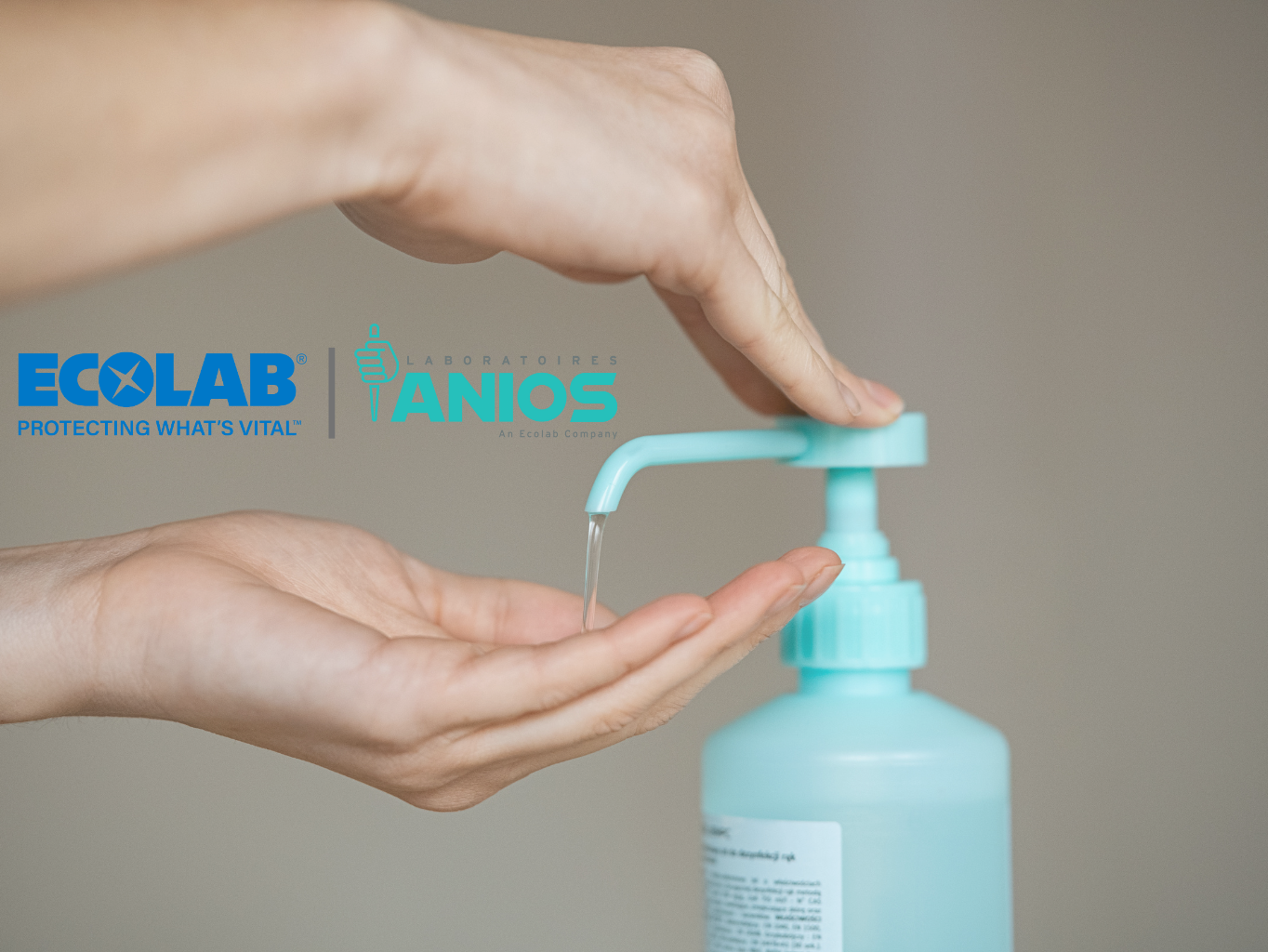 ANIOS a ECOLAB: ověřené dezinfekční prostředky pro hygienu rukou a povrchů