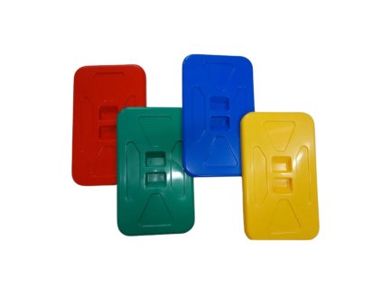 Víko na pytel 120 l - červené