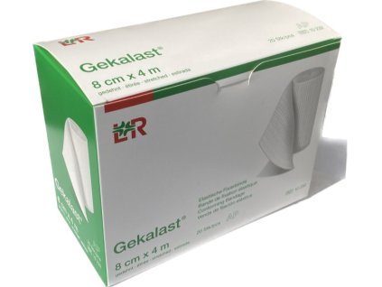 GEKALAST elastické fixační obinadlo, 8cmx4m, 20ks