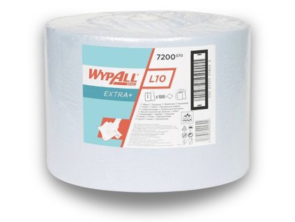 Wypall L10 Extra+ 1-vrstvá utěrka, modrá, role 23,5 x 38cm, 1 000 útržků