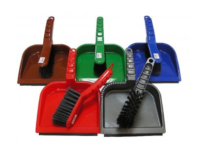 Úklidový set – smetáček a lopatka, pevné provedení