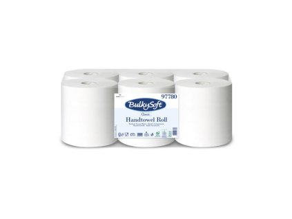 Bulky Soft® CLASSIC Autocut  papírový ručník role bílé 2-vrstvé, 250 m,  6 rolí