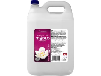 LAVONEA krémové mýdlo KAŠMÍR a ORCHIDEA 5l