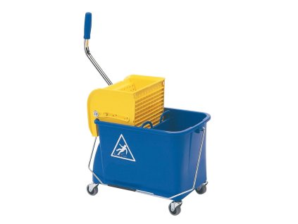 Malý úklidový vozík se ždímačem – objem 1×20 l