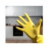 Rukavice úklidové gumové žluté, pár