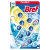 BREF Power Mix Lemon / Ocean – WC závěs s vůní citronu a oceánu, 4 ks