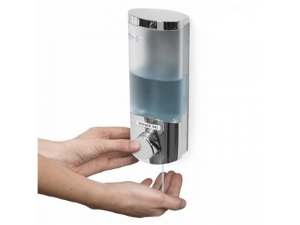 Dávkovač mýdla Compactor UNO, 360 ml / stříbrná