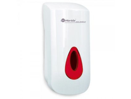 Dávkovač tekutého mýdla Merida Top Maxi 800 ml / bílá a červená