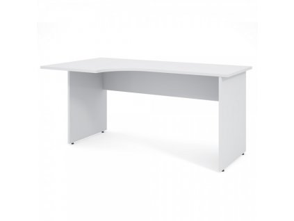 Ergonomický stůl Impress White 160 x 90 cm, levý / Bílá