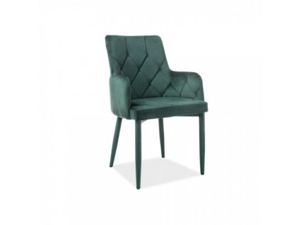 Jídelní židle Ricardo Velvet / zelená