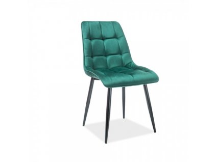 Jídelní židle Chic Velvet / zelená