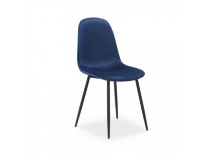 Jídelní židle Fox Velvet / tmavě modrá