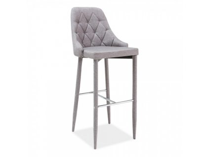 Barová židle Trix / šedá