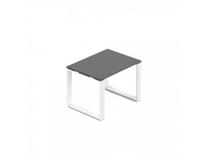 Konferenční stolek Creator 80 x 60 cm, bílá podnož / Antracit