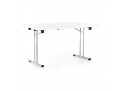 Skládací stůl 140 x 80 cm / Bílá