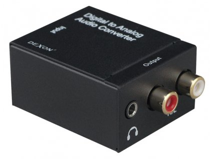 DEXON Konvertor S/PDIF Coaxial + TOS-Link / RCA audio NS 71