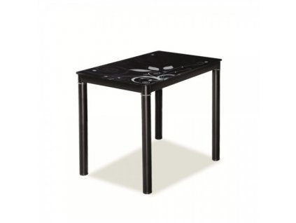 Jídelní stůl Damar 80 x 60 cm / Černá