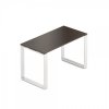 Jednací stůl Creator 120 x 60 cm, bílá podnož / Wenge