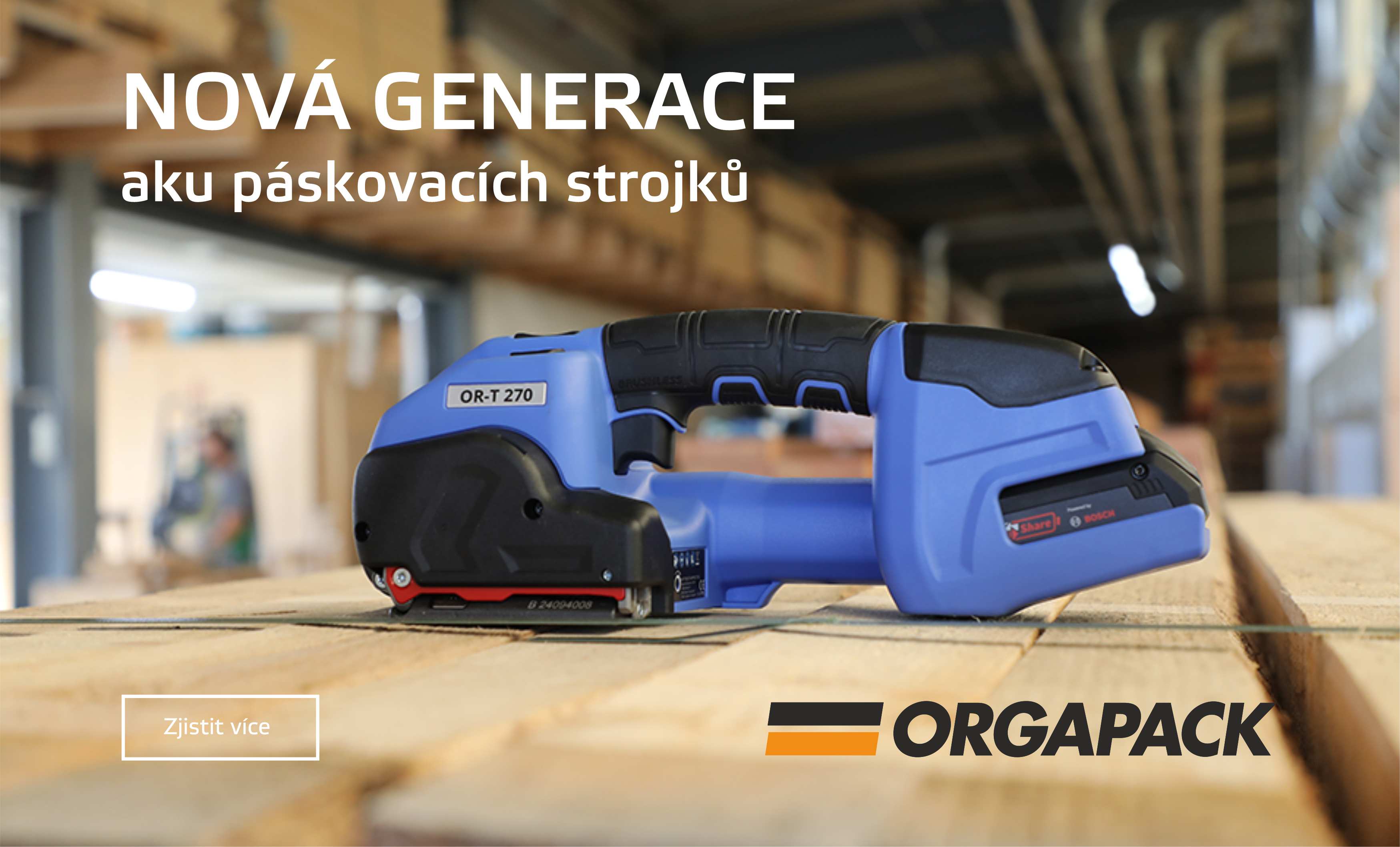 Nová generace páskovacích strojků Orgapack