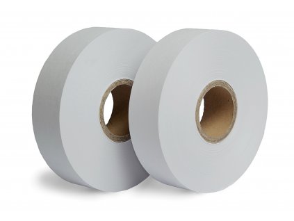 Bílá papírová páska - Tepelný svár (Vázací páska PW8050150C 50 mm 150 m 80 g / m² 50 mm 24 ks 30 ks MS)