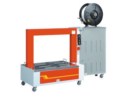 Páskovací stroj TP-601L - Snížený (Páskovací stroj TP 601D s rámem o rozměru š.850x v.600 mm, pro šíři pásky 10 mm)
