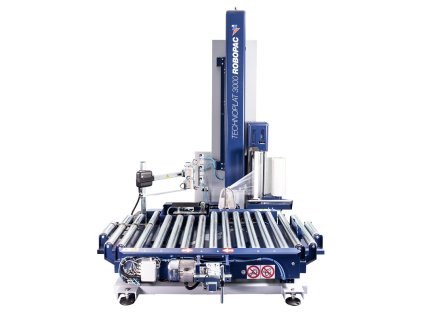 Ovinovací staniceTECHNOPLAT 3000 (Ovinovací stroj TECHNOPLAT 3000 PVS - s variabilním předepínáním fólie 0-400% a ovládáním napínání i předepínání z ovládacího panelu)