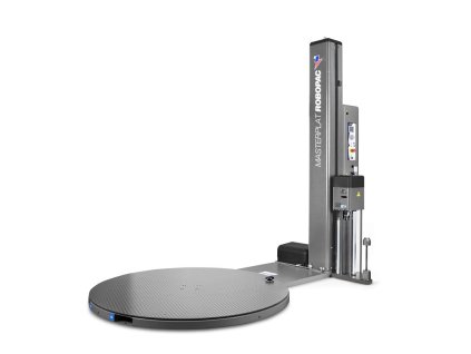 Nerezový ovinovací stroj MASTERPLAT PLUS INOX (Ovinovací stroj MASTERPLAT PLUS INOX PGS - s fixním předepínáním fólie 250% a ovládáním napínání z ovládacího panelu)