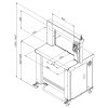 Páskovací stroj TP 702-59 (Páskovací stroj TP 702-59 s rámem o rozměru š.850x v.600 mm, pro šíři pásky 5 mm)