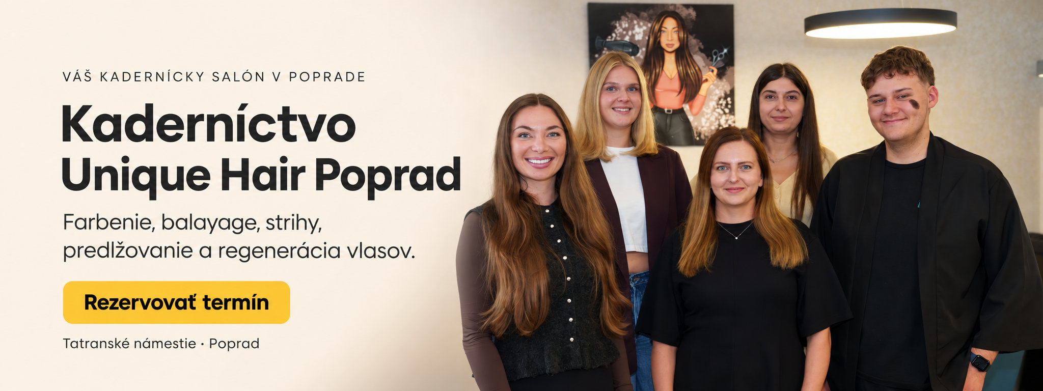 Kaderníctvo Poprad tím UniqueHair