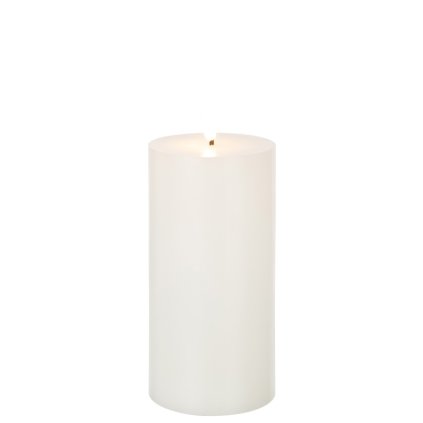 Led svíčka WHITE 23 cm