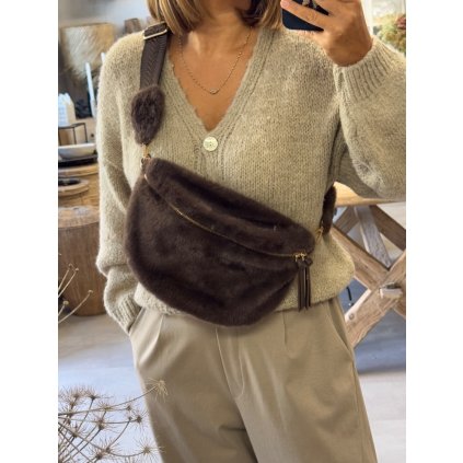 Ledvinka Boho Faux Fur / Brown