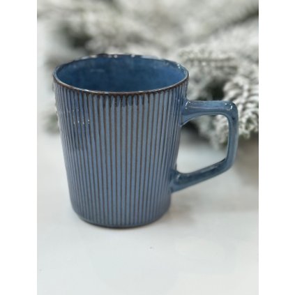 Hrnek vroubkovaný BLUE