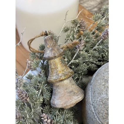 Vánoční ozdoba STROM mangové dřevo