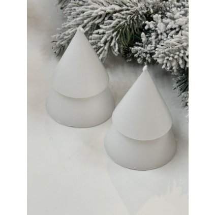 Duo svíček STROM WHITE