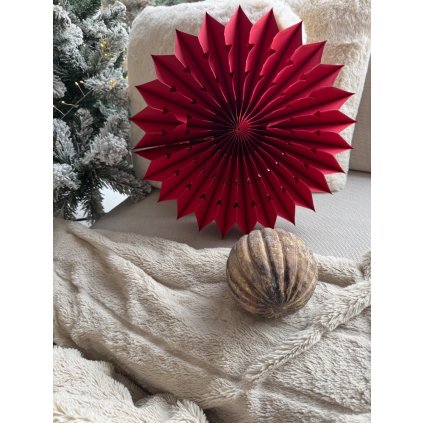 Papírová hvězda RED