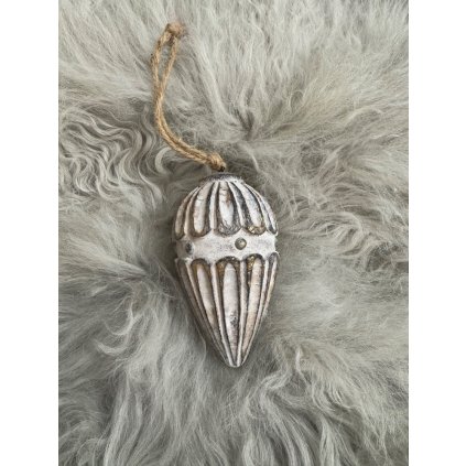 Vánoční ozdoba natur UNIQUE COLLECTIONS