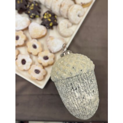 Vánoční ozdoba ŽALUD patina UNIQUE COLLECTIONS