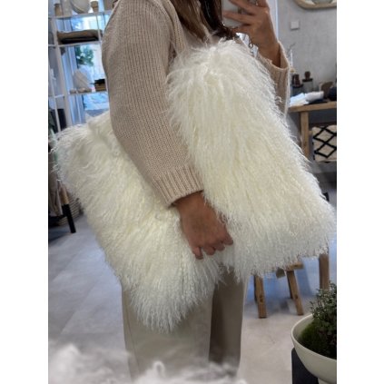 Polštář tibet 40 cm WHITE