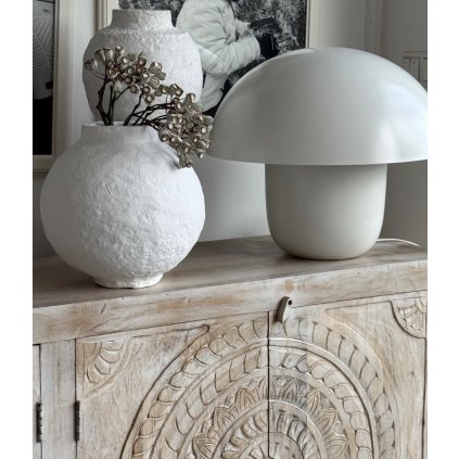 Váza WHITE papermache