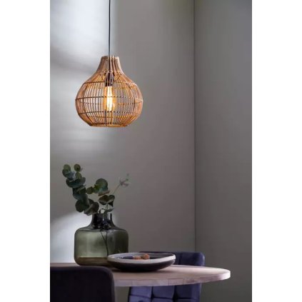 Ratanové stínidlo BOHO