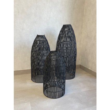 SL0015.10 Lampshade Conical Black set3B