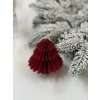 Papírová ozdoba STROMEČEK červená 10 cm