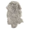 Kožešina tibet šedá 100 cm