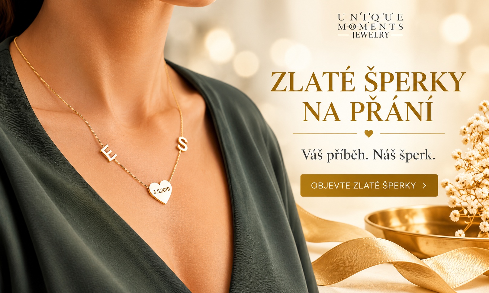 Zlaté šperky na přání – Unique Moments