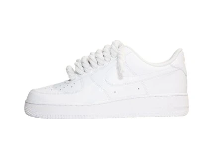 Nike AF1 White Rope Laces White
